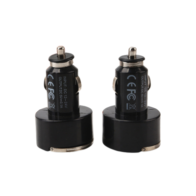 KBCH006B ACCESORIO PARA CELULAR CARGADOR DOBLE USB 12V / 24V OUTPUT 5V 3100MA NEGRO