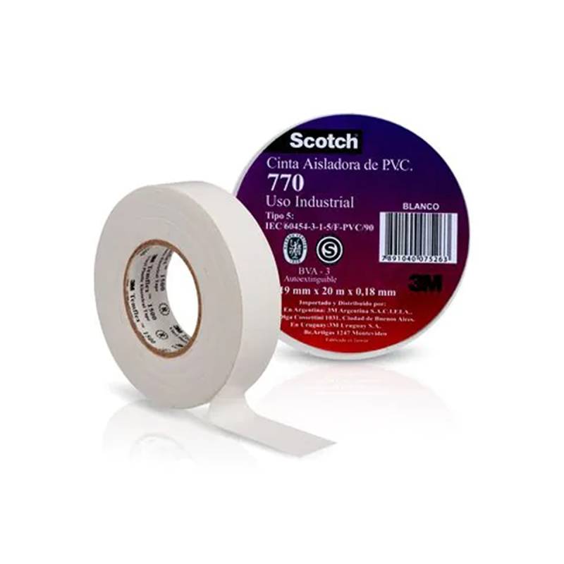 SCOTCH 770 BLANCO 19 MM. X 10 M.