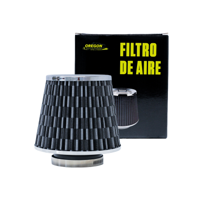 FA015 FILTRO DE AIRE CONICO FILTRO DE AIRE CONICO COMPETICION 76MM GRIS CARBON UNIVERSAL