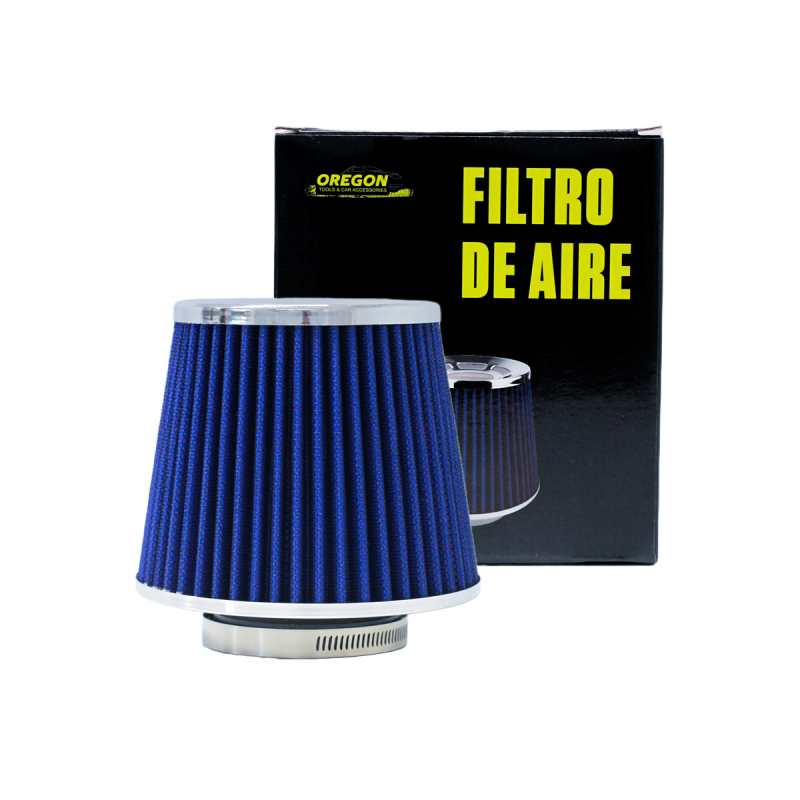 FA010 FILTRO DE AIRE CONICO FILTRO DE AIRE CONICO COMPETICION 63MM AZUL UNIVERSAL