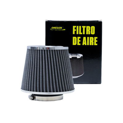 FA020 FILTRO DE AIRE CONICO FILTRO DE AIRE CONICO COMPETICION 63MM PLATEADO UNIVERSAL
