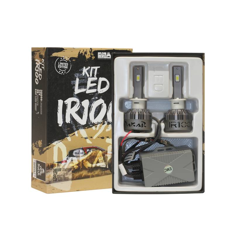 H1 DAKAR LIMITED CHIP CSP SUPER CANBUS 60000 LUMENS 36 WATTS 12V CON COOLER