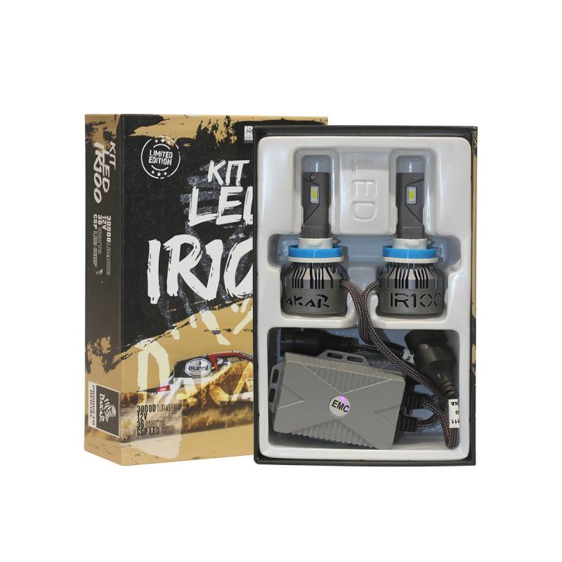 H11 DAKAR LIMITED CHIP CSP SUPER CANBUS 60000 LUMENS 36 WATTS 12V CON COOLER