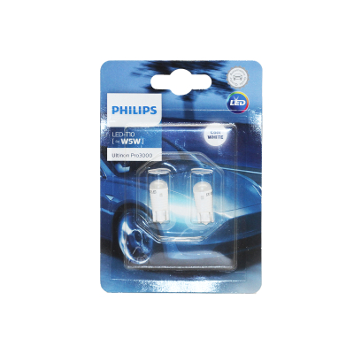 LED11961 LAMPARA LED SEÑALIZACION BLISTER X 2 T10 LED WHITE 11961 ULW 12V COLOR BLANCO