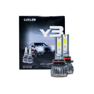 Y3-9006 OFF ROAD KIT DE LED Y3 ULTRA SLIM  SIN COOLER 9006 ULTRA SLIM 22000LM CHIP COB 12V SIN COOLER 