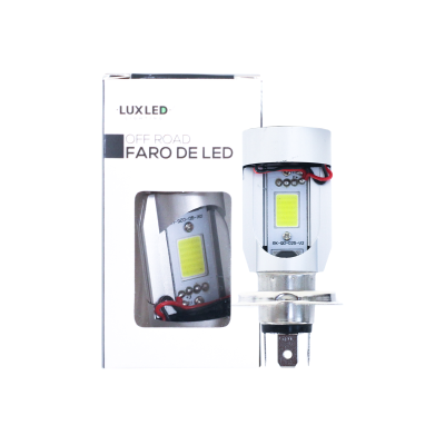 DJ-KD13892 LAMPARA LED LAMPARA H4 LED BLANCO, CON OJO DE ANGEL AZUL<br/>USO RECOMENDADO 12V 30 WATTS