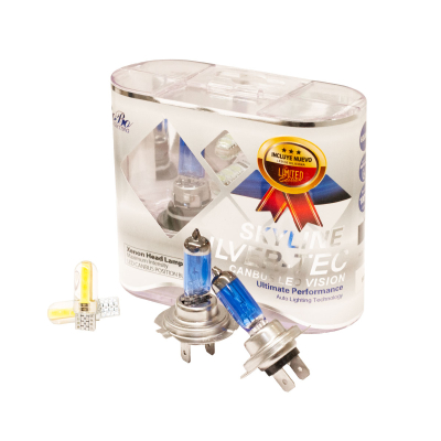 KOK12972SK LAMPARA HALOGENA SKY LINE CANBUS KIT H7 12V 55W SKY LINE X 2 + 2 LED T10 CANBUS AZUL FRIO (CODIGO ANTERIOR: K12972SK) (CODIGO ANTERIOR: K12972SK)