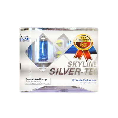 KOK12342SK LAMPARA HALOGENA SKY LINE CANBUS KIT H4 12V 60/55 SKY LINE X 2 + 2 LED T10 CANBUS AZUL FRIO  (CODIGO ANTERIOR: K12342SK)