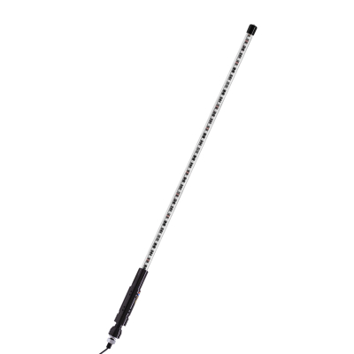 ANT010 ANTENA PARA UTV / PICK UPS 12V 1.2 METROS DE LARGO, 120 LED 5050 SMD RGB, BASE METALICA Y BANDERA DE REGALO