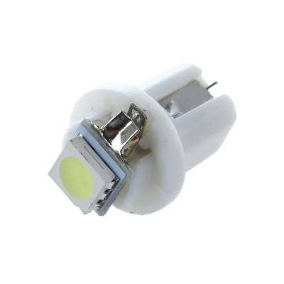 LED12597BLA LED SEÑALIZACION SILICA BLISTER X 2 - 2721 1 SMD 5050 - 12V CON PORTALAMPARA COLOR: BLANCO - BLISTER X 2 UNIDADES 50