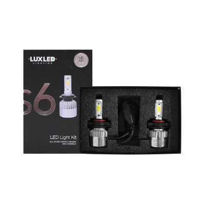 S6PLUS-H16 OFF ROAD KIT DE LED S6 PLUS H16 6 GEN 32000LM CHIP COB 12V CON COOLER