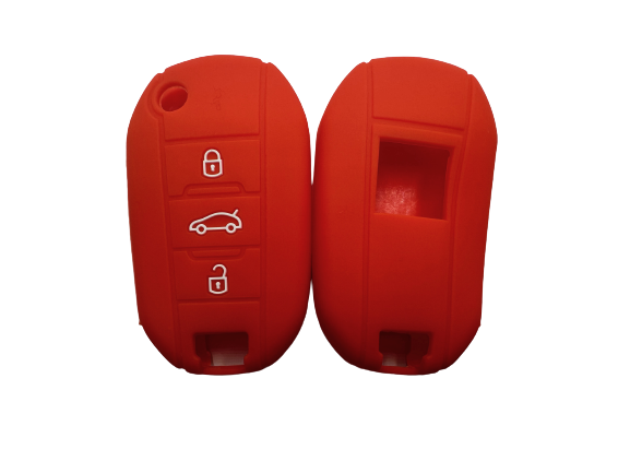 KU-CULLA134 CUBRE LLAVE DE SILICONA PEUGEOT 208 RED