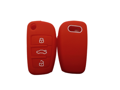KU-CULLA138 CUBRE LLAVE DE SILICONA AUDI A1 A3 A4 A5 A6 A7 TT Q3 RED