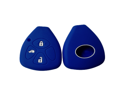 KU-CULLA115 CUBRE LLAVE DE SILICONA TOYOTA 3 BOTONES COROLLA - HILUX- SW4 - RAV4 - ETIOS BLUE