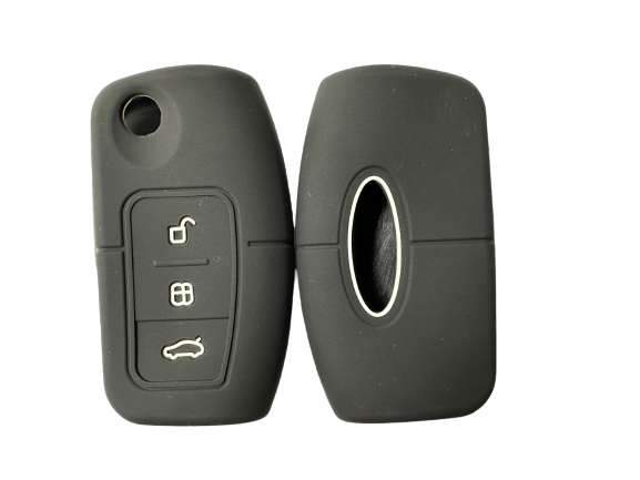 KU-CULLA001 CUBRE LLAVE DE SILICONA FORD FOCUS 2 - FIESTA - ECOSPORT - FORD RANGER BLACK
