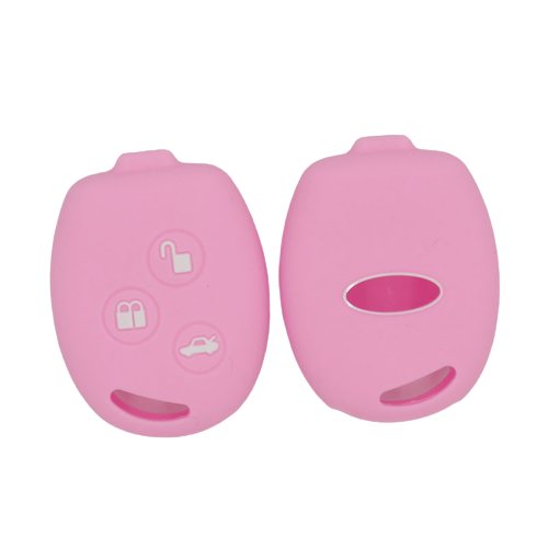 KU-CULLA016 CUBRE LLAVE DE SILICONA FORD FIESTA - FOCUS 1 PINK