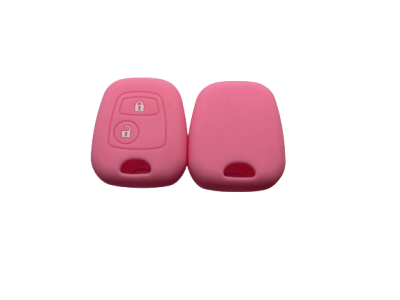 KU-CULLA124 CUBRE LLAVE DE SILICONA PEUGEOT 206 - 207 - 307 - PARTNER - HOGGAR PINK