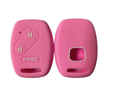 KU-CULLA096 CUBRE LLAVE DE SILICONA HONDA FIR - CITY - CRV - CIVIC PINK