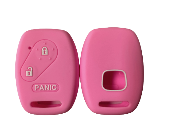 KU-CULLA096 CUBRE LLAVE DE SILICONA HONDA FIR - CITY - CRV - CIVIC PINK