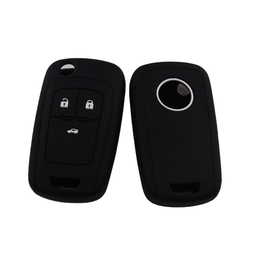KU-CULLA037 CUBRE LLAVE DE SILICONA CHEVROLET PRISMA - ONIX BLACK