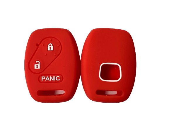 KU-CULLA094 CUBRE LLAVE DE SILICONA HONDA FIR - CITY - CRV - CIVIC RED