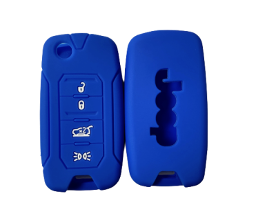 KU-CULLA143 CUBRE LLAVE DE SILICONA JEEP RENEGADE BLUE