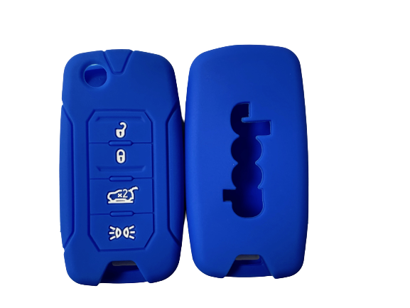KU-CULLA143 CUBRE LLAVE DE SILICONA JEEP RENEGADE BLUE