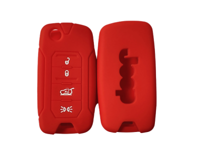 KU-CULLA142 CUBRE LLAVE DE SILICONA JEEP RENEGADE RED
