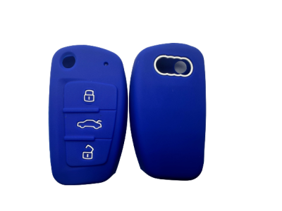KU-CULLA139 CUBRE LLAVE DE SILICONA AUDI A1 A3 A4 A5 A6 A7 TT Q3 BLUE
