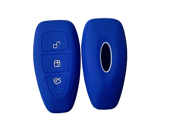 KU-CULLA007 CUBRE LLAVE DE SILICONA FORD KUGA - MONDEO - FIESTA OVALADA BLUE