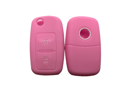 KU-CULLA072 CUBRE LLAVE DE SILICONA VW 2 BOTONES AMAROK - SAVEIRO  PINK
