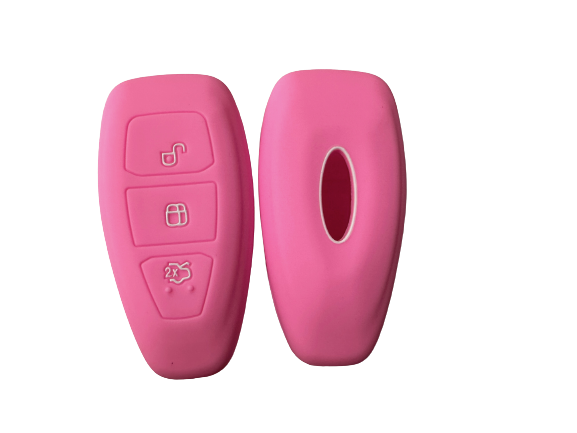 KU-CULLA008 CUBRE LLAVE DE SILICONA FORD KUGA - MONDEO - FIESTA OVALADA PINK