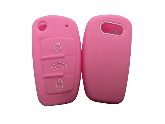 KU-CULLA140 CUBRE LLAVE DE SILICONA AUDI A1 A3 A4 A5 A6 A7 TT Q3 PINK