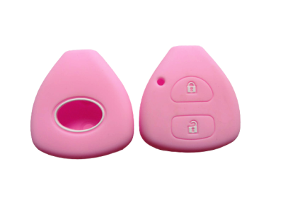 KU-CULLA112 CUBRE LLAVE DE SILICONA TOYOTA 2 BOTONES COROLLA - HILUX - SW4 - RAV4 - ETIOS PINK