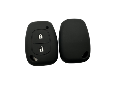KU-CULLA029 CUBRE LLAVE DE SILICONA RENAULT CLIO - KANGOO - SYMBOL BLACK