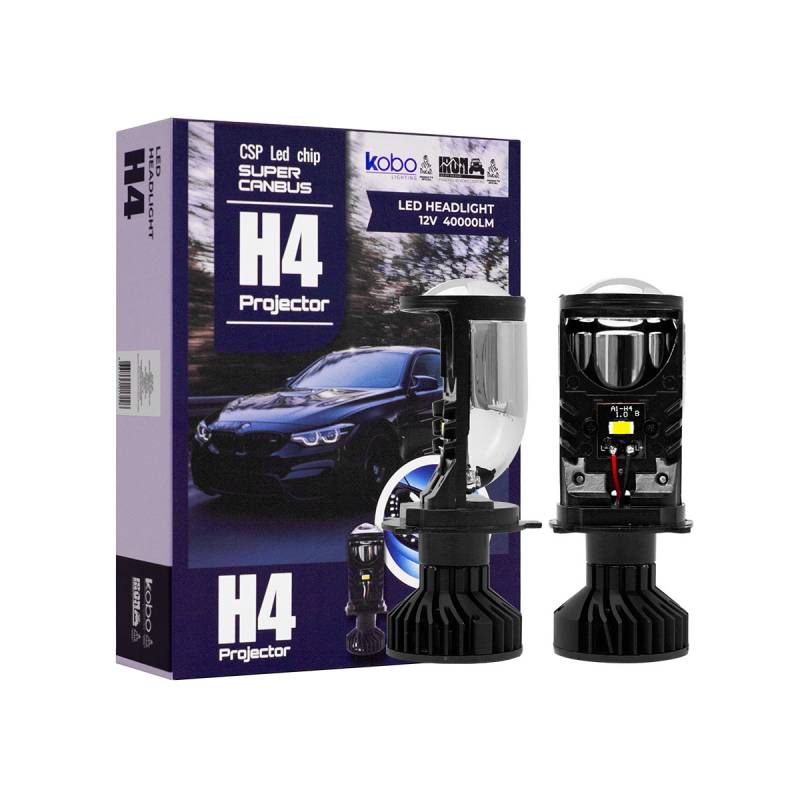 KB1-H4 OFF ROAD KIT DE LED CSP CANBUS H4 CON LUPA PROYECTOR SUPER CANBUS CSP CHIP 12V 40000LM