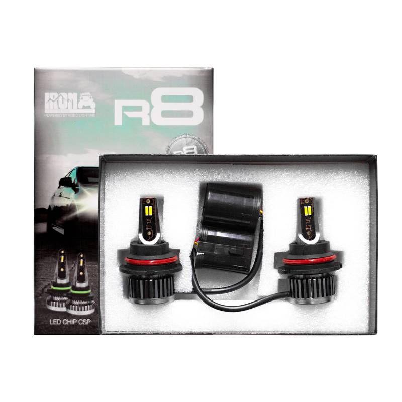 R8-9007 OFF ROAD KIT DE LED R8 9007 10MA GENERACION CHIP CSP SIN COOLER 60000 LUMENS 42WATTS 12V