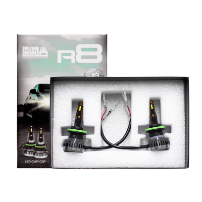 R8-H27 OFF ROAD KIT DE LED R8 H27 10MA GENERACION CHIP CSP SIN COOLER 60000 LUMENS 42WATTS 12V
