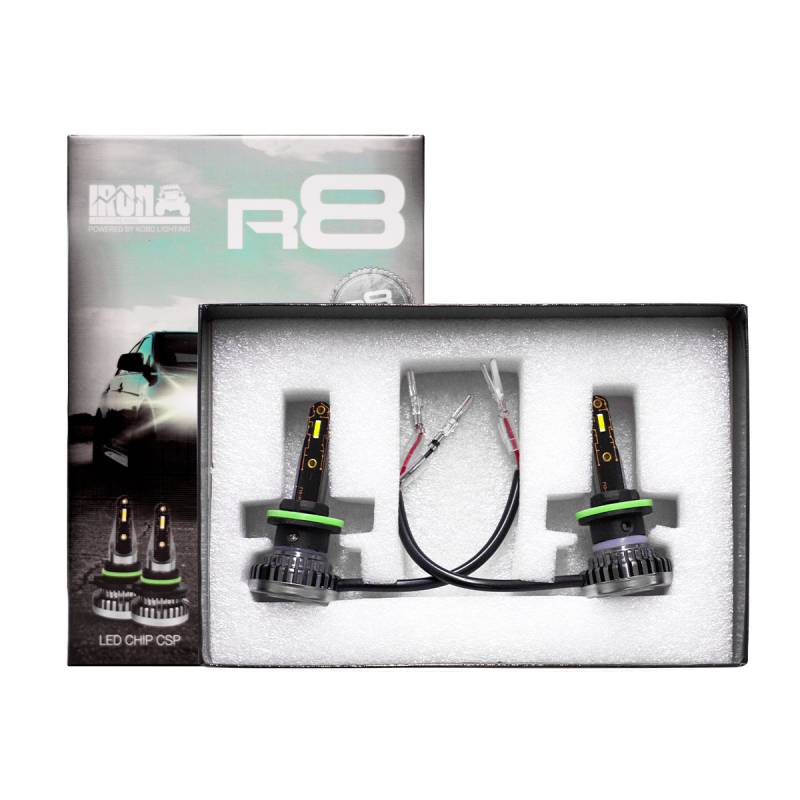 R8-H27 OFF ROAD KIT DE LED R8 H27 10MA GENERACION CHIP CSP SIN COOLER 60000 LUMENS 42WATTS 12V