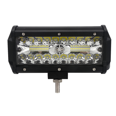 BAR36MAX OFF ROAD BARRA DE LED MAX RECTA BARRA DE LED DE 120 WATTS CON DISPLAY 3030 SMD ILMUNIACION  - 16.4 CM DE LARGO COLOR BLANCO  - CARCAZA DE ALUMINIO - HA