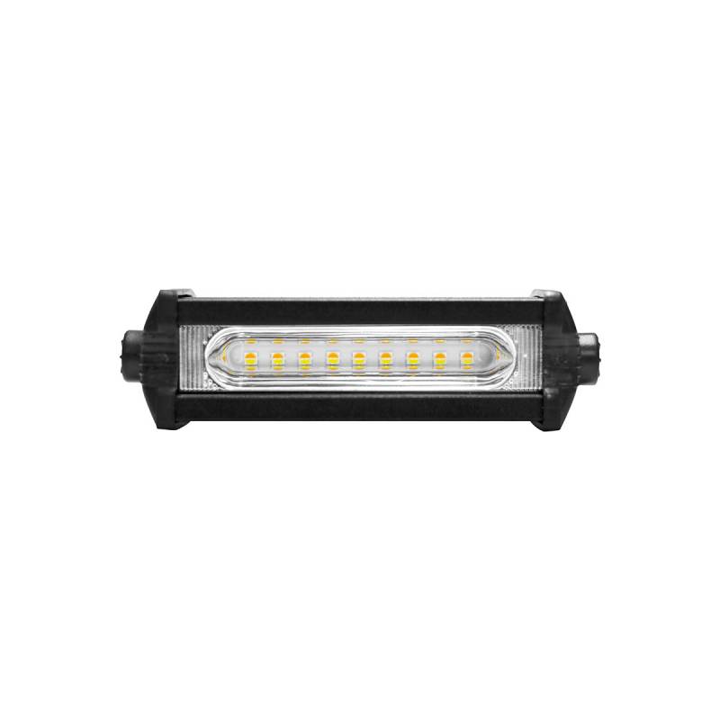 BAR18RUAR-AMB OFF ROAD BARRA DE LED SLIM BARRA DE LED ULTRA SLIM 18 WATTS - 10 CM DE LARGO COLOR BLANCO Y AMBAR 12V/24V