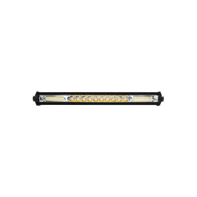 BAR36RUAR-AMB OFF ROAD BARRA DE LED SLIM BARRA DE LED ULTRA SLIM 102 WATTS - 27 CM DE LARGO COLOR BLANCO Y AMBAR 12V/24V