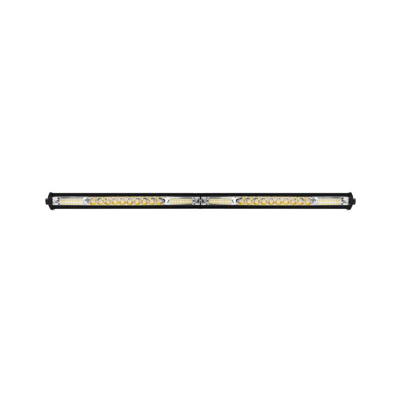 BAR54RUAR-AMB OFF ROAD BARRA DE LED SLIM BARRA DE LED ULTRA SLIM 204 WATTS - 53 CM DE LARGO COLOR BLANCO Y AMBAR 12V/24V