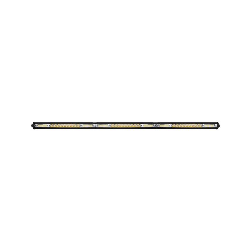 BAR72RUAR-AMB OFF ROAD BARRA DE LED SLIM BARRA DE LED ULTRA SLIM 306 WATTS - 79 CM DE LARGO COLOR BLANCO Y AMBAR 12V/24V