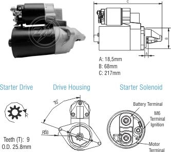 8011501 Arranque Chevrolet Corsa 12 Volt
