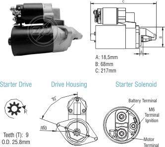 8011501 Arranque Chevrolet Corsa 12 Volt