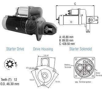 8013502 Arranque M. Benz 2635/1625/1630/1935/1941 24 Volt