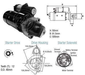 8045602 Arranque Caterpillar 24 Volt