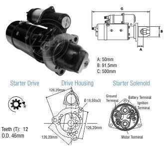 8045602 Arranque Caterpillar 24 Volt