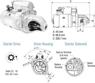 8048004 Arranque Ford Cargo 12 Volt